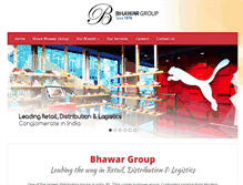 Tablet Screenshot of bhawar.com